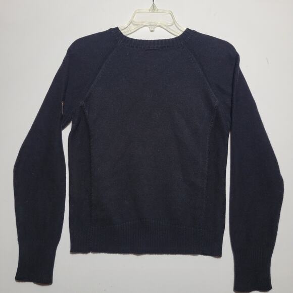 The North Face Sweater Women Medium Ladies Black Sweatshirt Pullover Cotton Knit - Picture 9 of 9